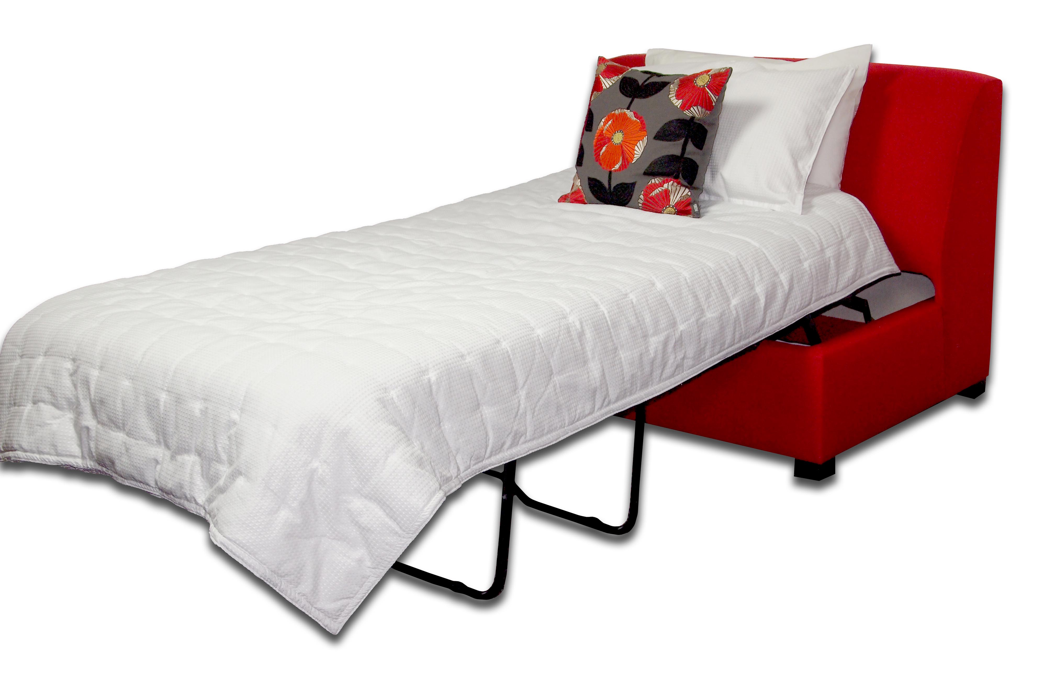 lightweight two single beds fold-out sofa