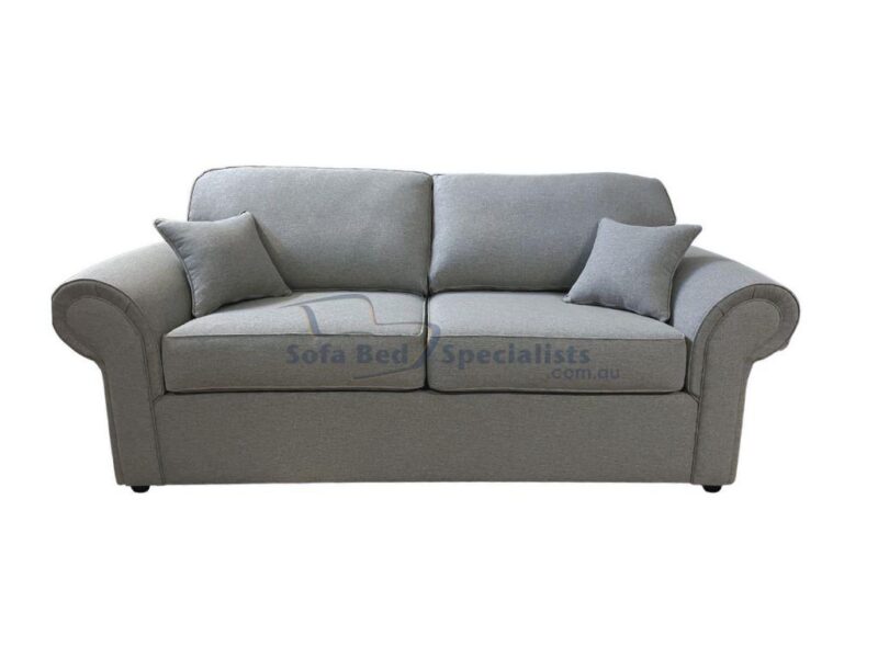 Adelaide 2.5 Seater Sofa Bed Profile Amy Smoke