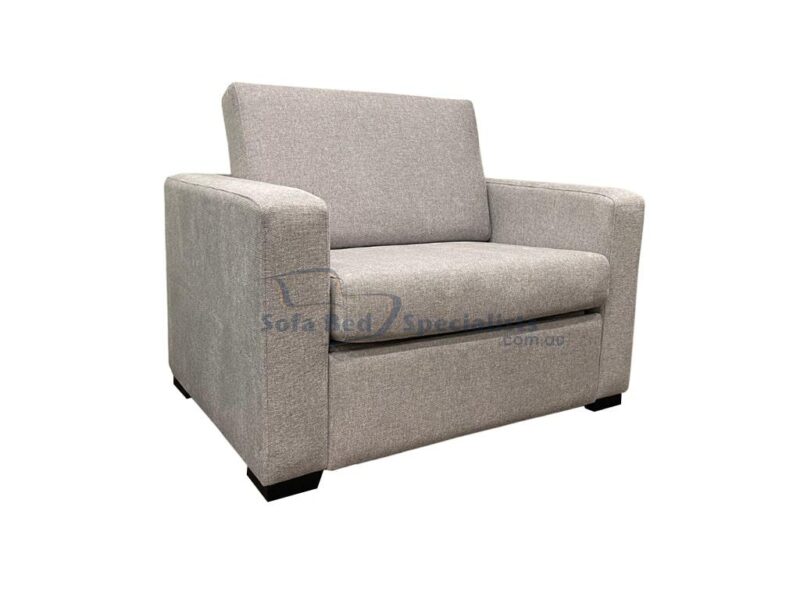 Chair Sofabed With Timber Slats - Sofa Bed Specialists