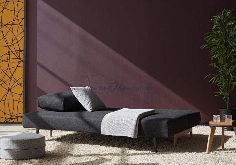 Trym Sleek Double Sofa Bed in 564 Twist Black