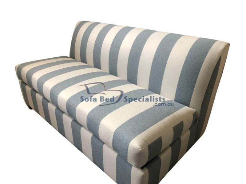 2.5 Seater Brisbane Armless Sofa Bed in Profile Montello Cameo Fabric