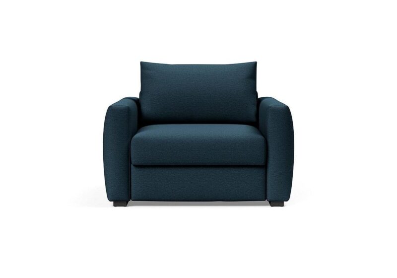 Cosial Chair Single Sofabed 580 Argus Navy Blue e1