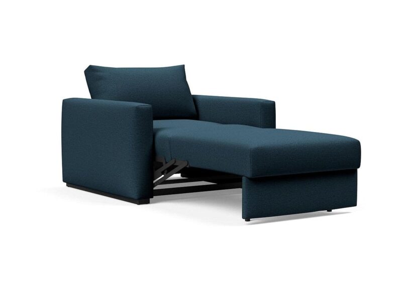 Cosial Chair Single Sofabed 580 Argus Navy Blue e3