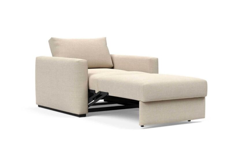 Cosial Chair Single Sofabed 586 Phobos Latte e3