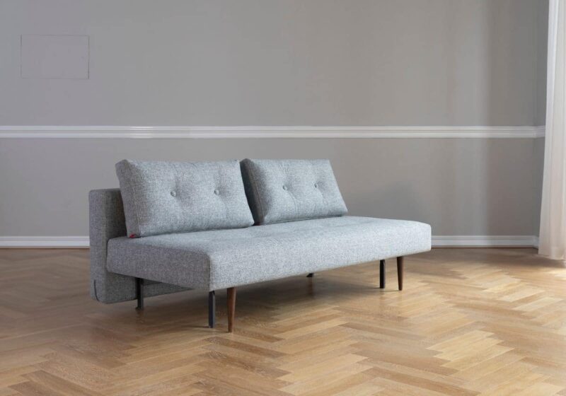 Recast 180 Compact Double Sofa Bed 565 Twist Granite e1