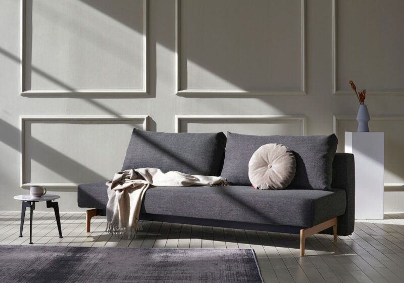 Trym Sofa Bed Innovation Living 577 Kenya Dark Grey